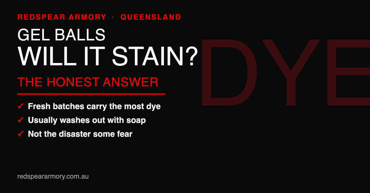 Do Gel Balls Stain Clothing, Skin or Surfaces?