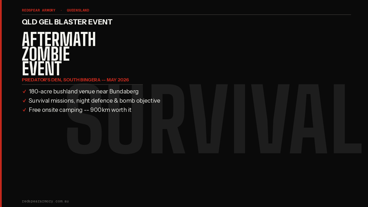 The drive was long. The weekend was worth it. Aftermath Zombie Event at Predator's Den