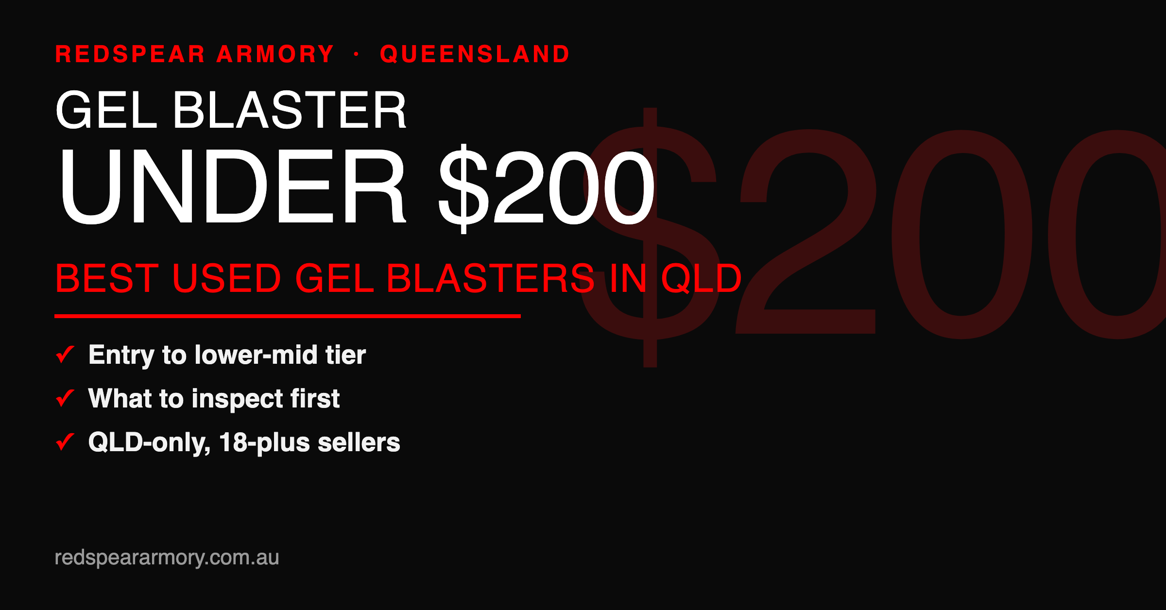 Best Used Gel Blasters Under $200 in Queensland (2026)