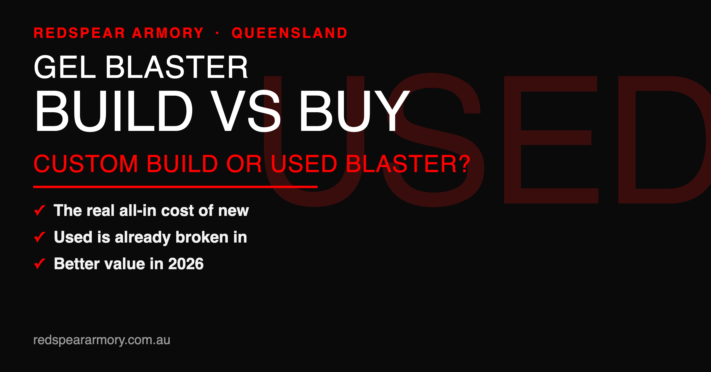 Custom Build vs Buying Used: What $1,100 Gets You in Queensland