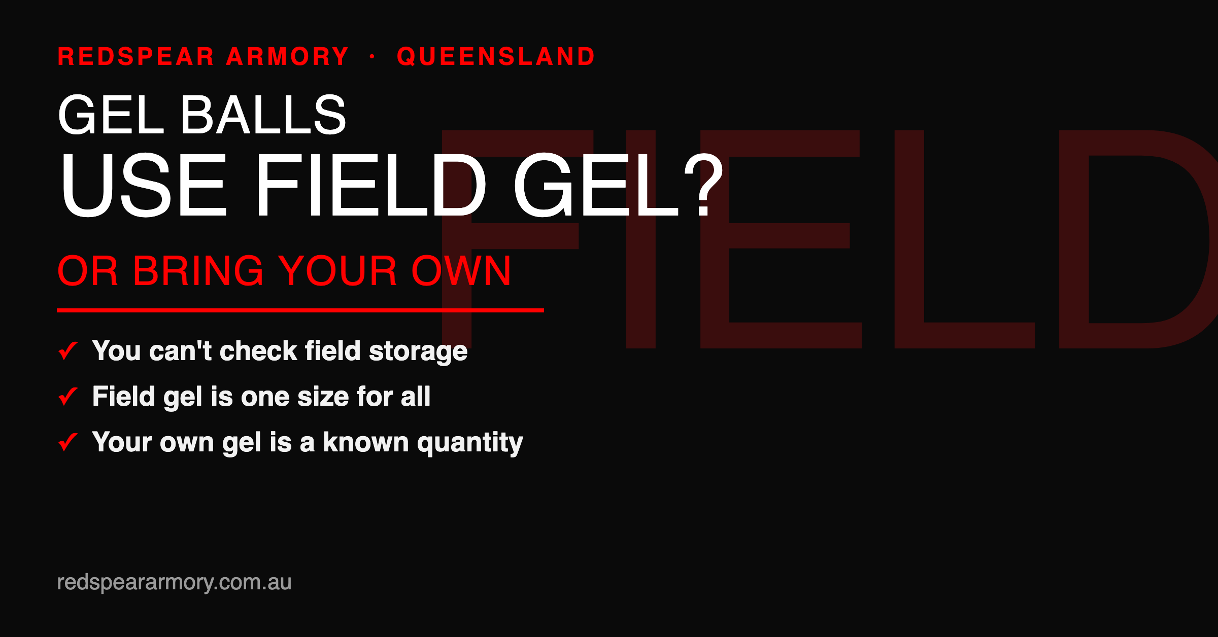 Field-Provided Gel vs Bringing Your Own: What Actually Changes