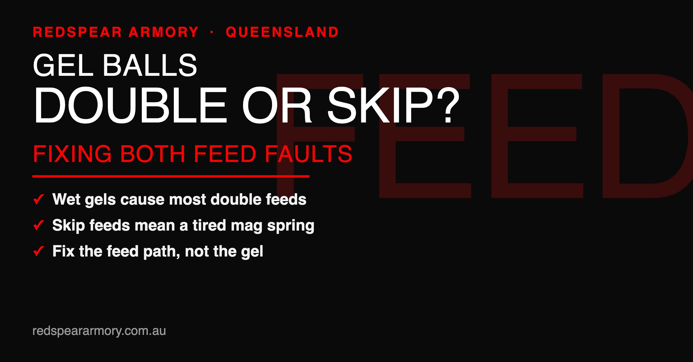 Gel Ball Double Feeding and Skip Feeding: What's Actually Wrong