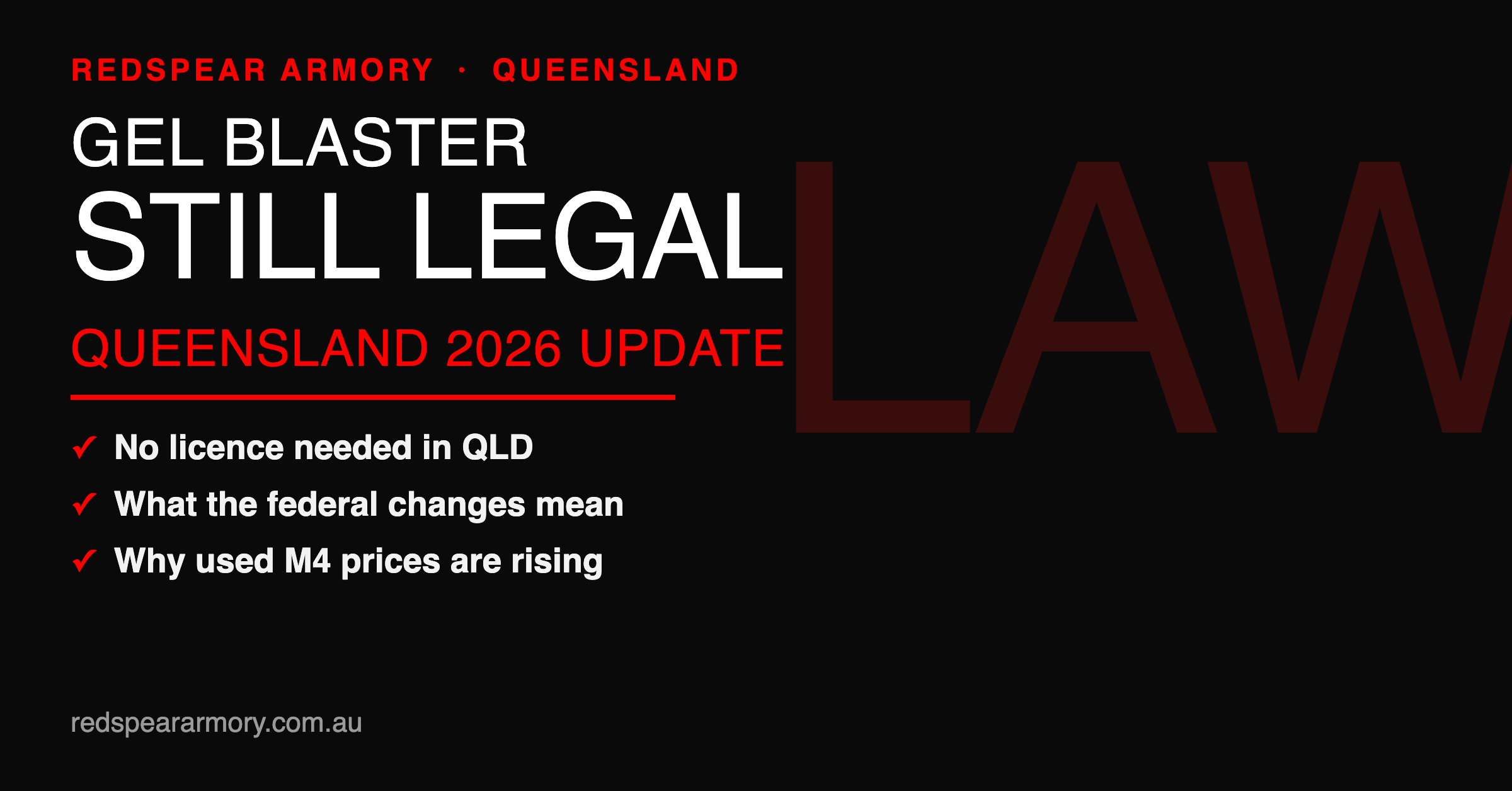 Are Gel Blasters Still Legal in Queensland in 2026?