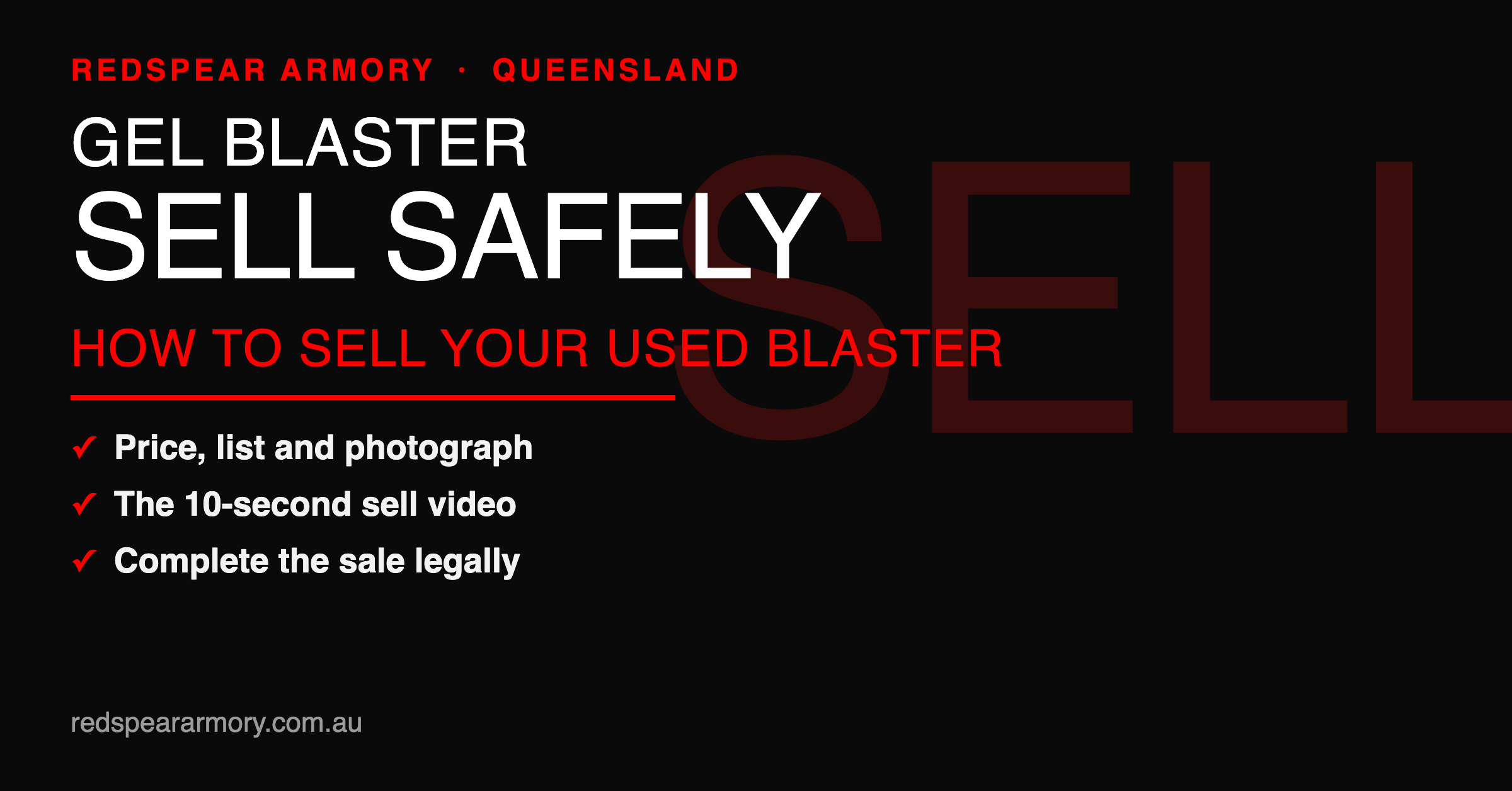 How to Sell Your Used Gel Blaster Safely in Queensland