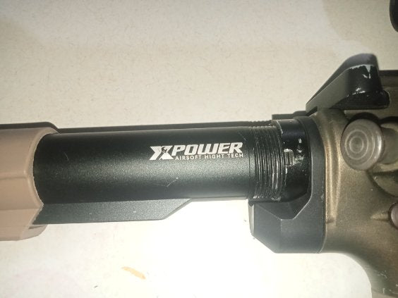 Full Metal Tan M4 Gel Blaster - Laser, Scope & Torch