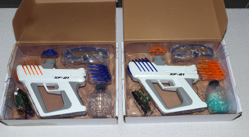 2x Gel Strike Energy XF-21 Gel Blasters + Battery/Charger/Gels (QLD Only)
