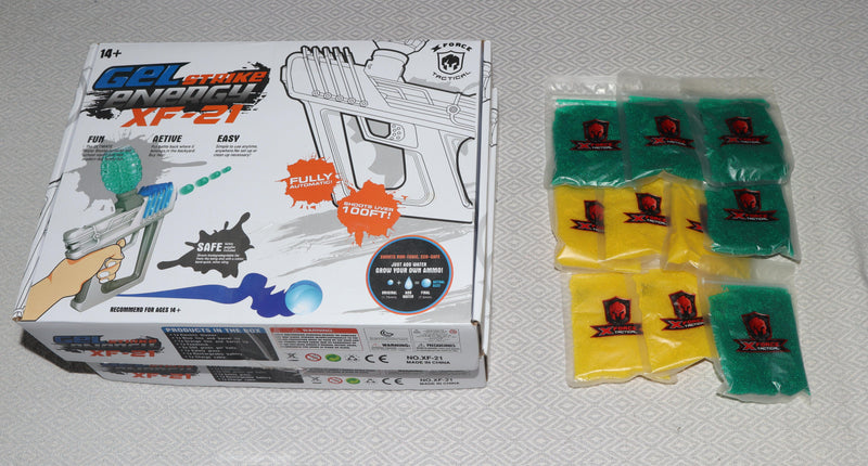 2x Gel Strike Energy XF-21 Gel Blasters + Battery/Charger/Gels (QLD Only)