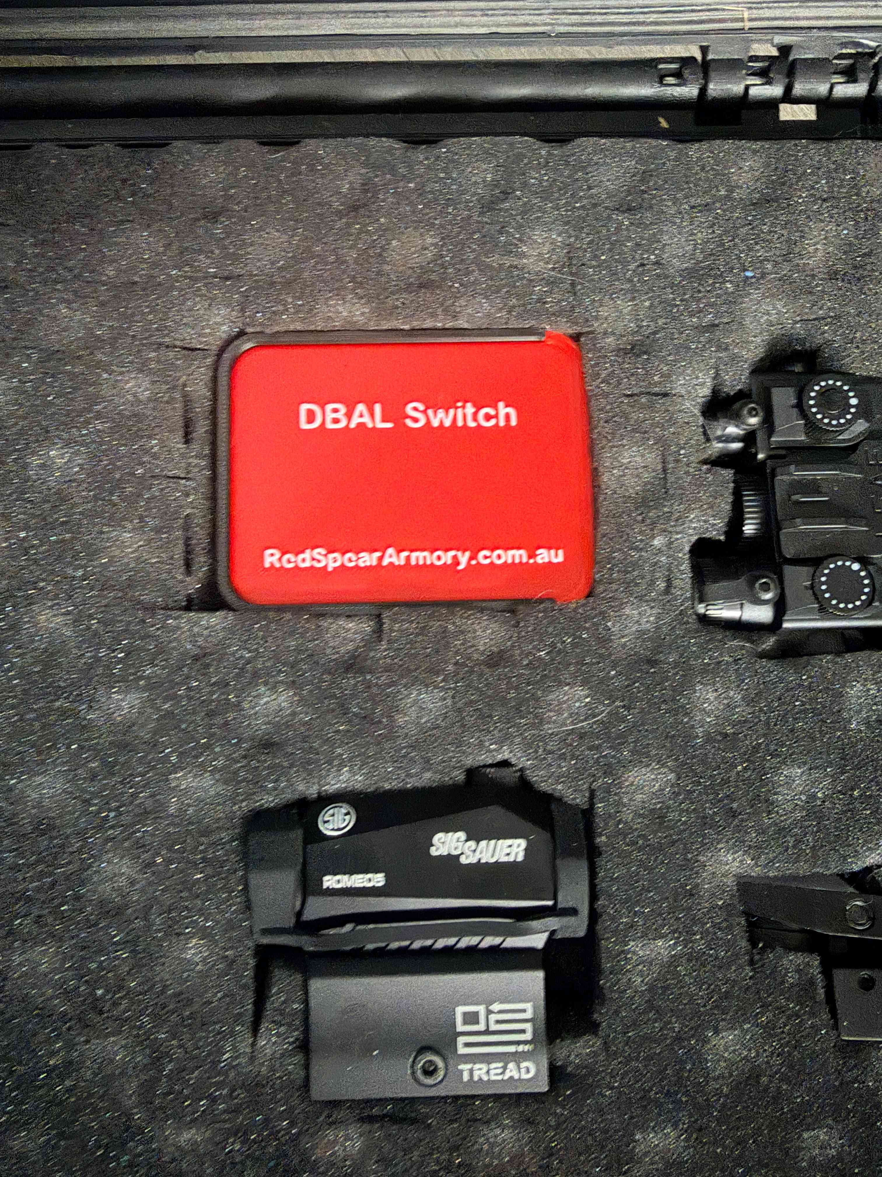 Custom box with lid closed – RedSpear Armory marketplace