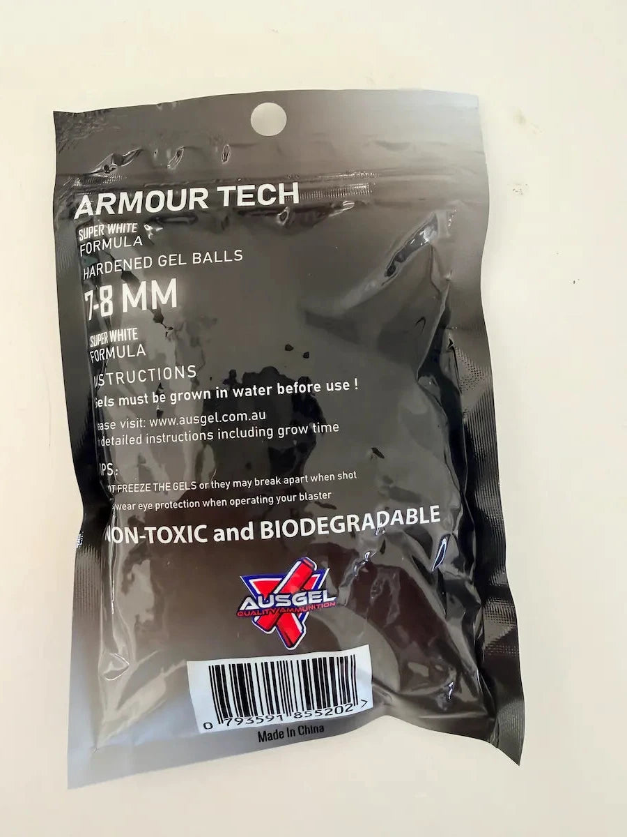 AusGel White Pearl Armour Tech Gel Balls (high-vis) | $8.50/pack or 3 for $20 | RedSpear stock