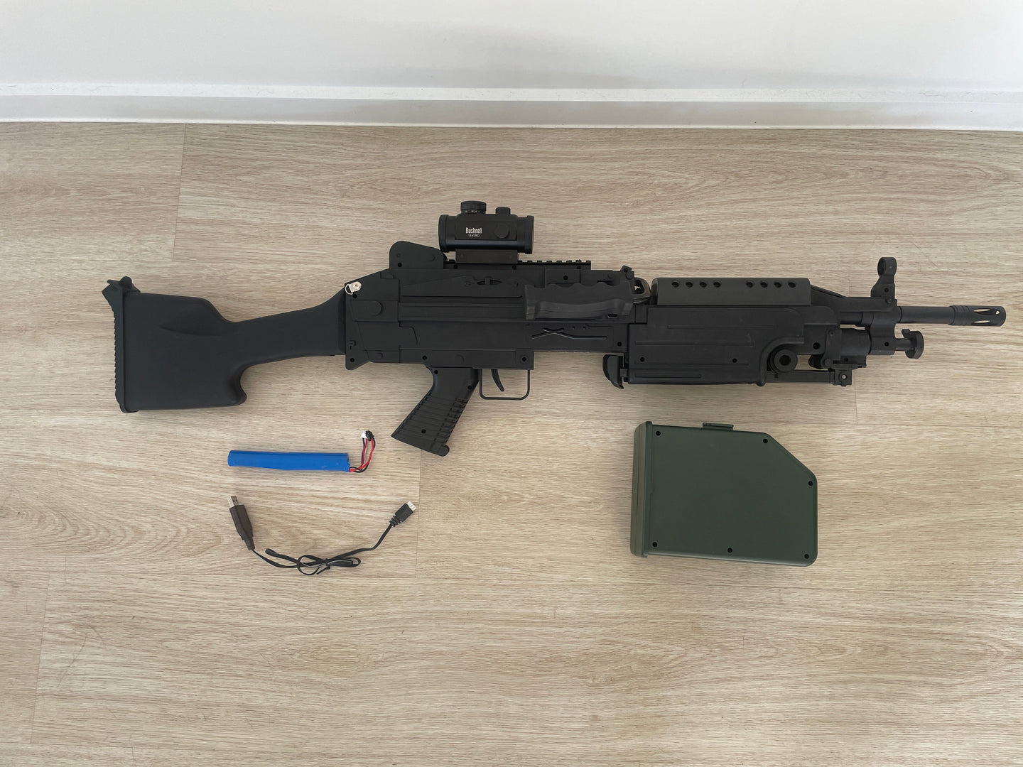 LMG Gel Blaster for Sale in QLD - Battery, Charger & Optic Included