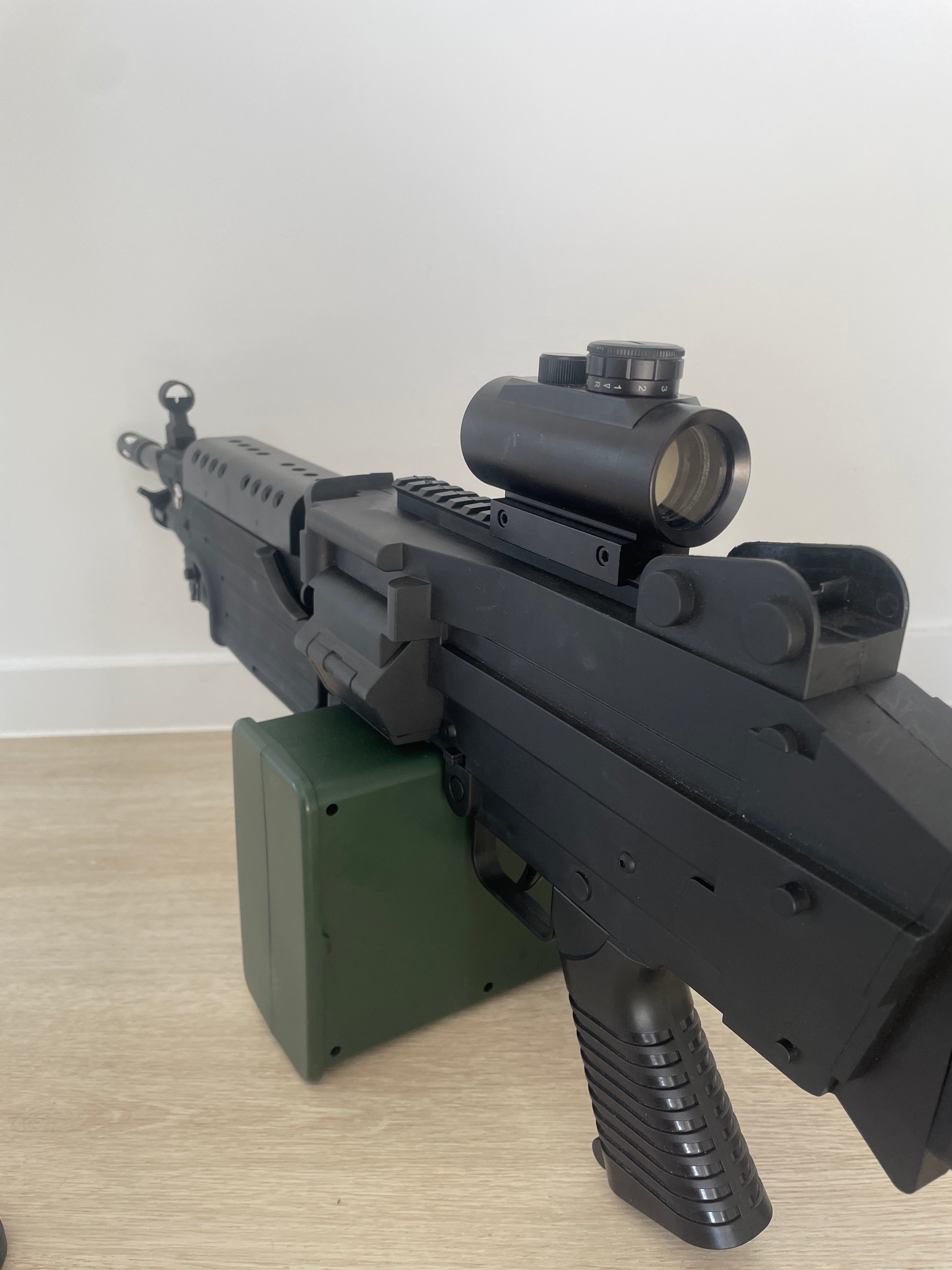 LMG Gel Blaster for Sale in QLD - Battery, Charger & Optic Included