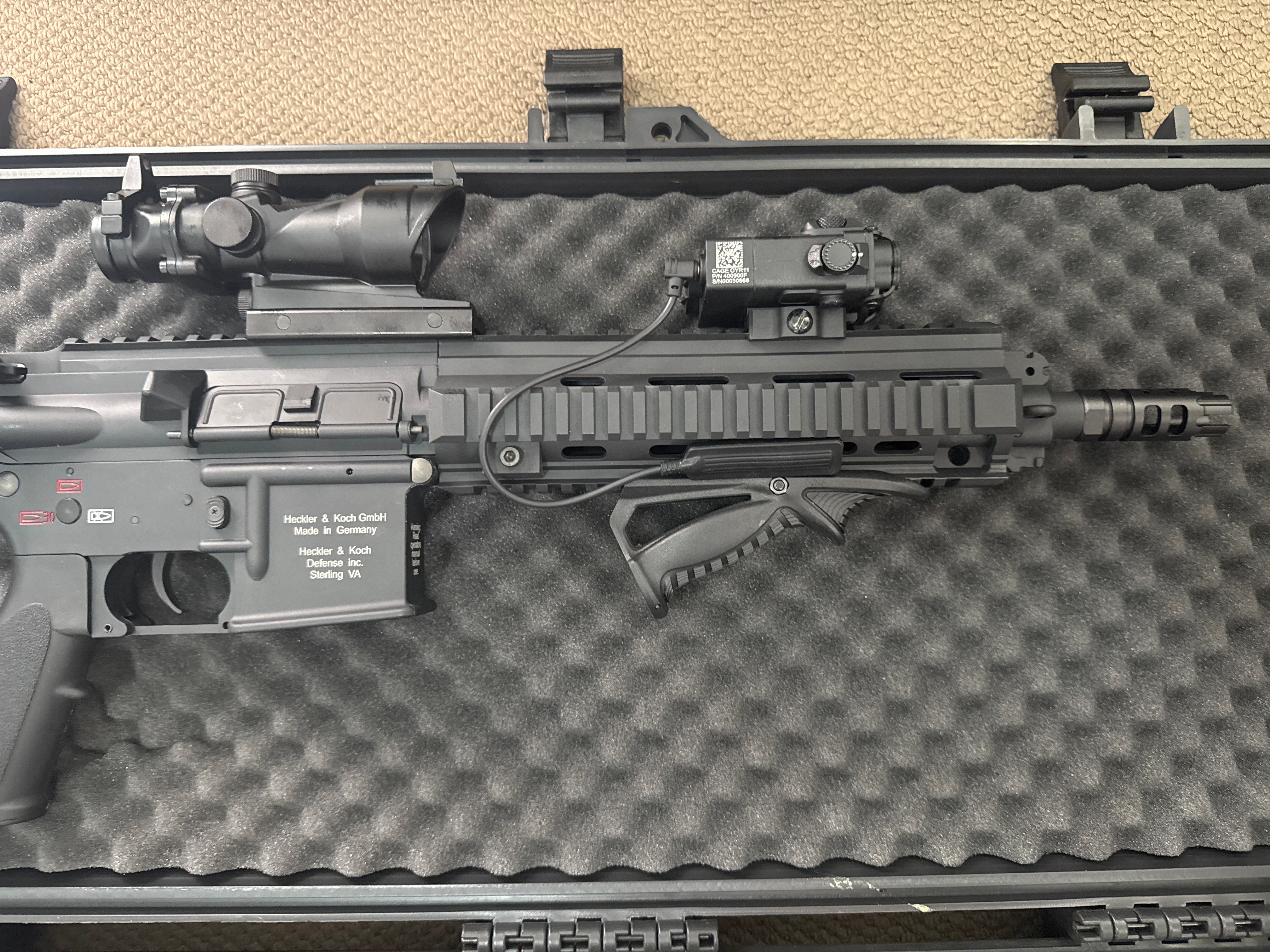 HK416 Gel Blaster Package - Like New - Full Setup Included