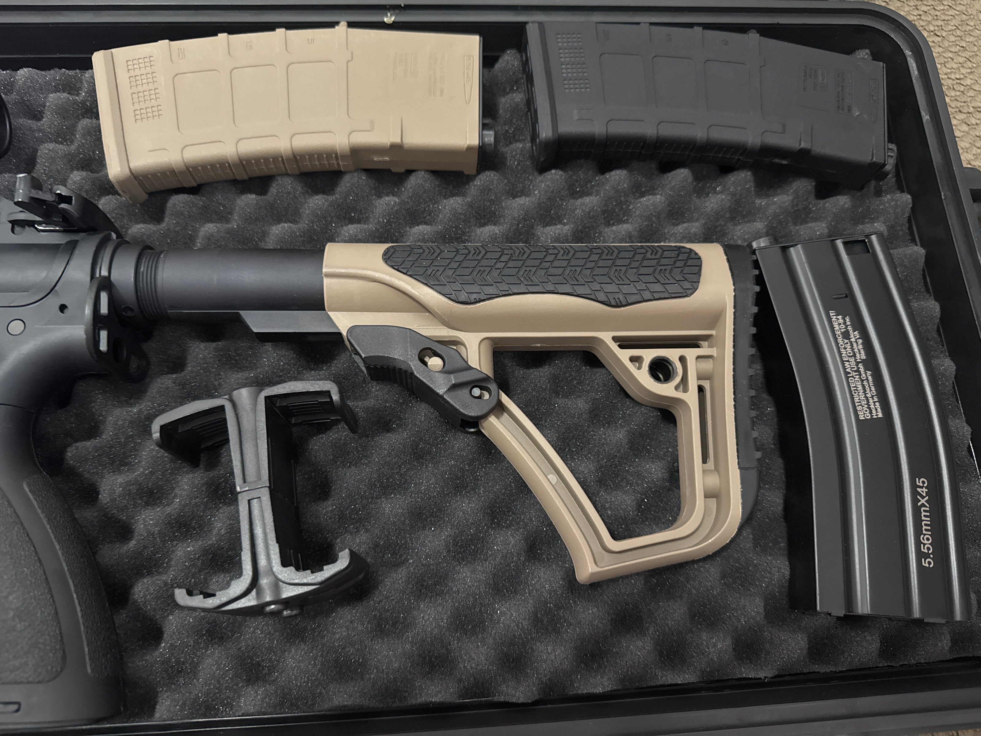 HK416 Gel Blaster Package - Like New - Full Setup Included