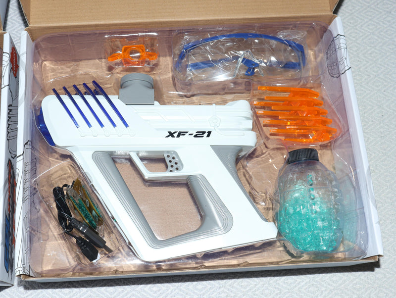 2x Gel Strike Energy XF-21 Gel Blasters + Battery/Charger/Gels (QLD Only)